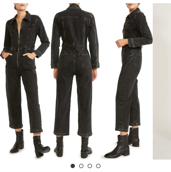 Etica Pants - Etica black denim romper